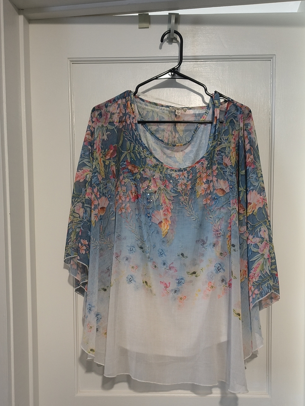 One World Ladies Floral Print Blouse